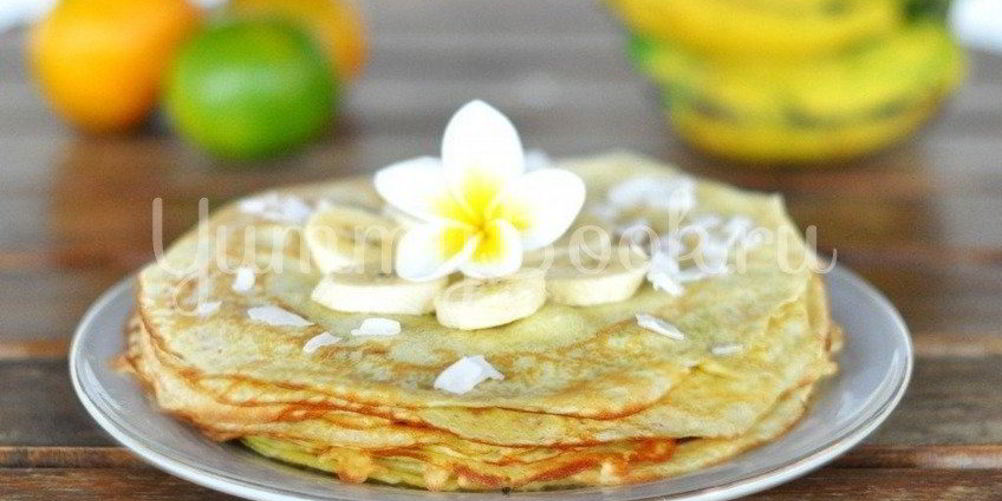 Рецепт блинов на кокосовом молоке
