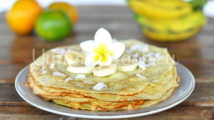 Блины на кокосовом молоке