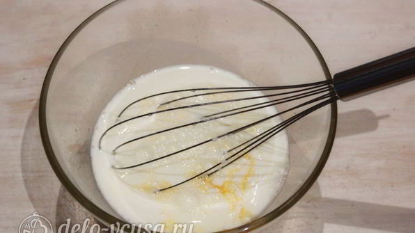 блины с фруктовой начинкой