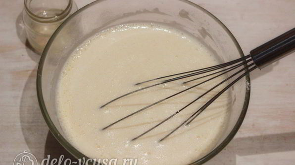 блины с фруктовой начинкой