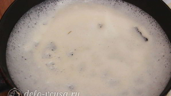 блины с фруктовой начинкой