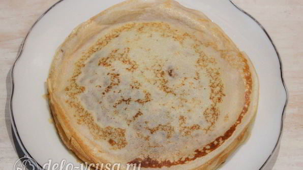 блины с фруктовой начинкой