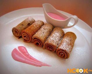 Блины с какао-порошком