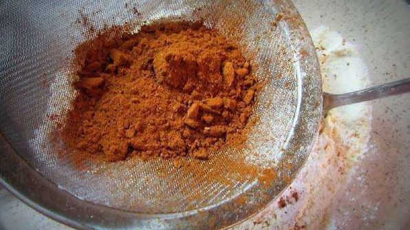 блины с какао-порошком