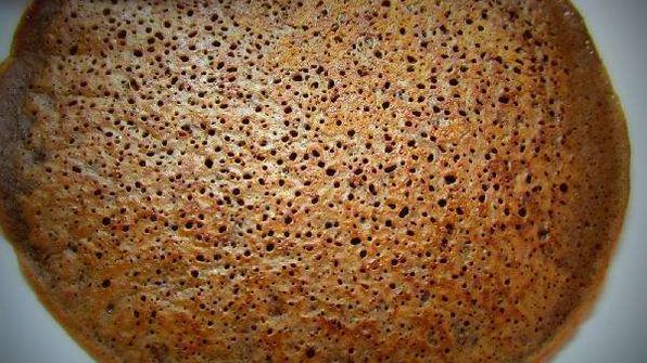 блины с какао-порошком