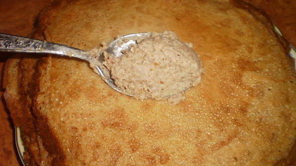 блины с начинкой из орехов угадайка