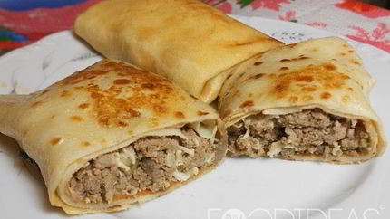 Блины с печенью