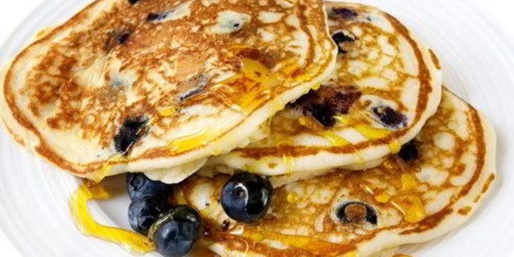 Рецепт черничных блинов