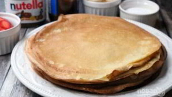 французские блинчики на молоке