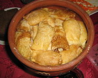 Налистники с яблоками и корицей