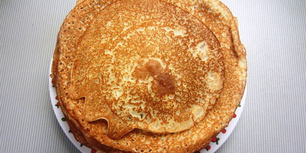 Рецепт нежнейших тонких блинов