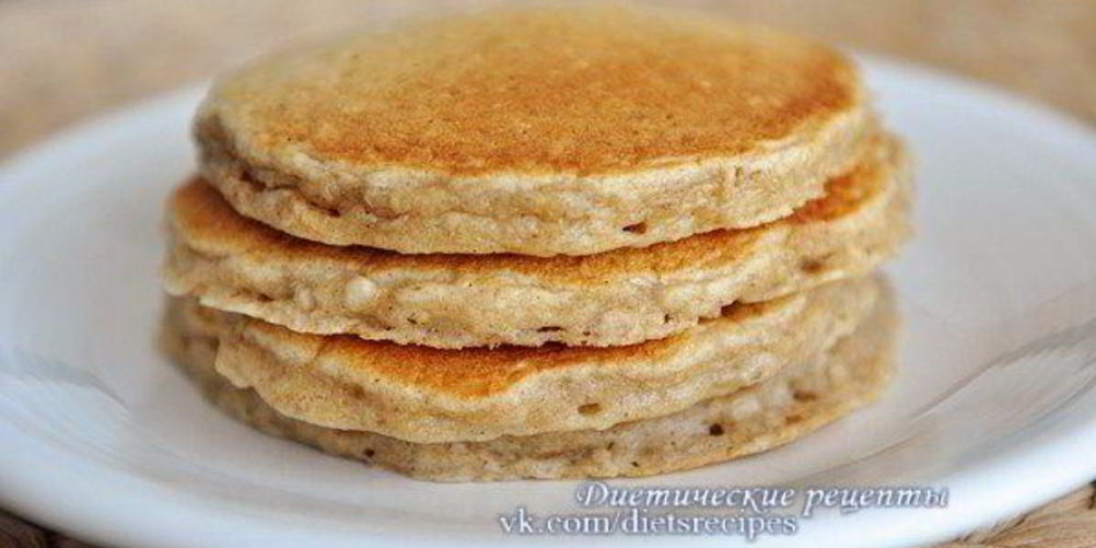 Рецепт овсяно-банановых блинчики