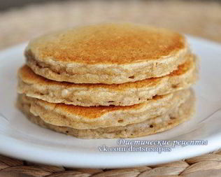 Овсяно-банановые блинчики