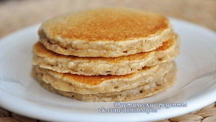 Овсяно-банановые блинчики