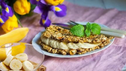 Овсяноблин с бананом