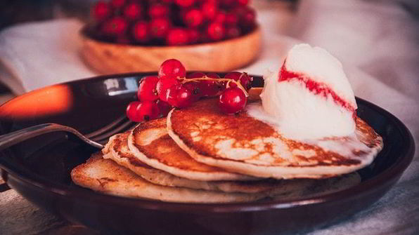 панкейки с творогом