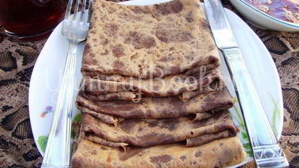 Шоколадные блины