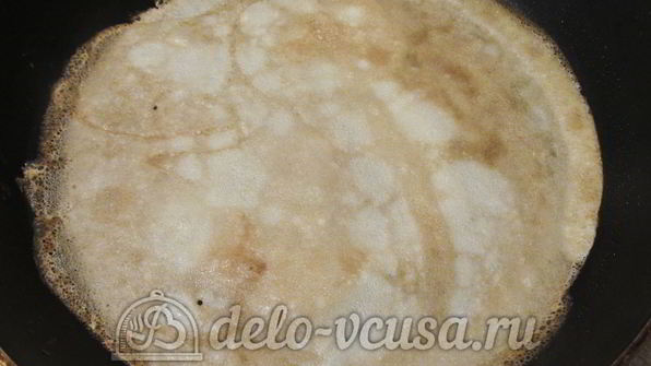 ванильные блины на молоке