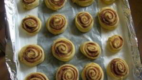 булочка с корицей