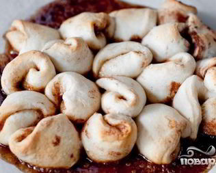 Булочки с корицей в глазури