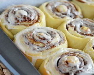 Булочки с шоколадной начинкой Синнабон