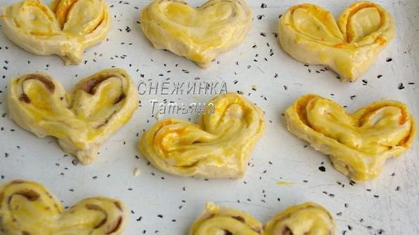 булочки ягодно-апельсиновое сердце