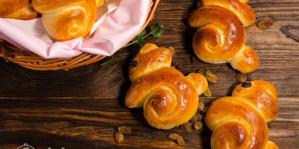 Рецепт булочек-зайчиков на пасху