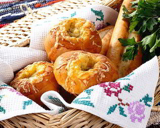 Чесночно-сырные булочки