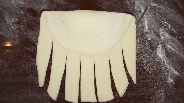 круассаны с кремом патисьер