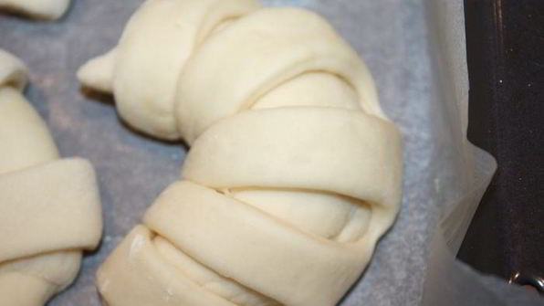 круассаны с кремом патисьер