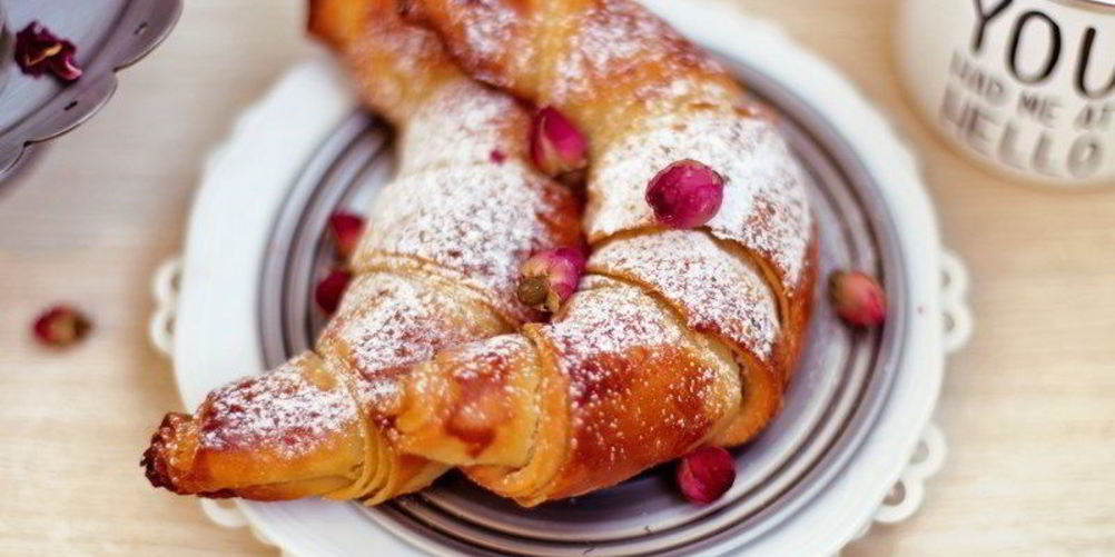 Рецепт круассанов с марципановой начинкой