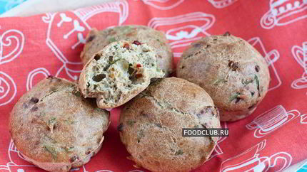 Несладкие булочки из отрубей