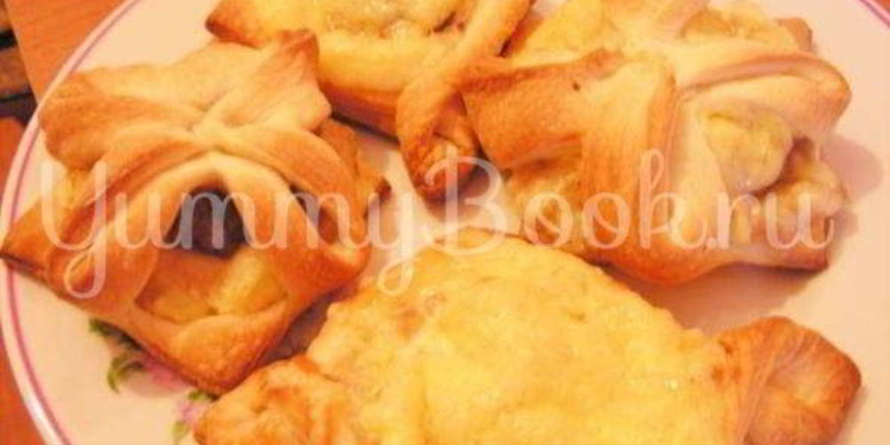 Рецепт плюшек из слоеного теста