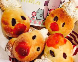 Рождественские булочки Рудольф