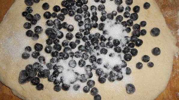 вкуснейшие черничные булочки