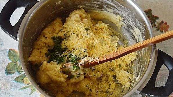 заварные булочки с сыром