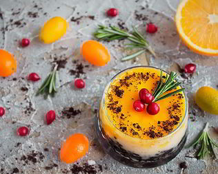 Апельсиновый чизкейк с печеньем Oreo