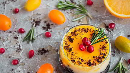 Апельсиновый чизкейк с печеньем Oreo