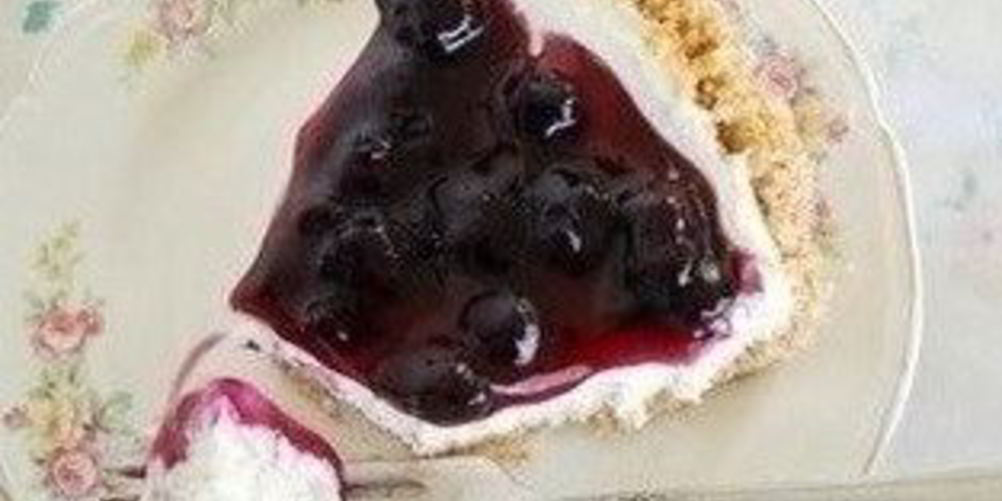 Рецепт черничного чизкейка без выпечки