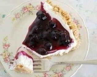 Черничный чизкейк без выпечки