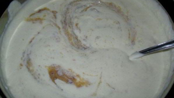 чизкейк без выпечки с карамелью