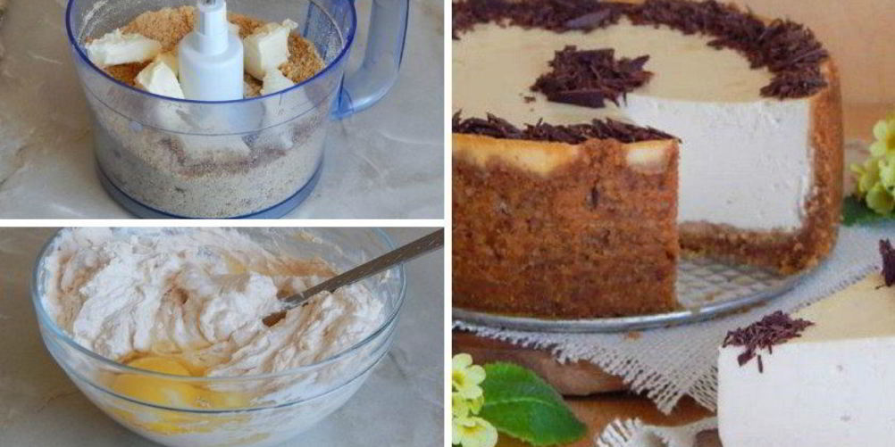 Рецепт чизкейка из печенья