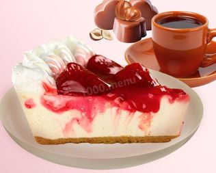 Чизкейк классический с мороженым
