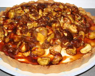 Чизкейк с каштанами