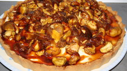 Чизкейк с каштанами