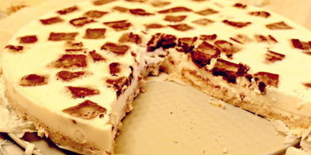 Рецепт чизкейка с шоколадным печеньем