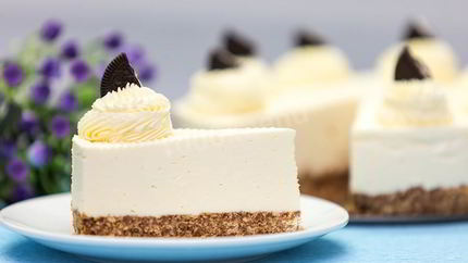 Чизкейк с желатином без выпечки