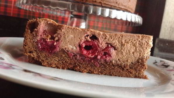 чизкейк шоколадная вишенка