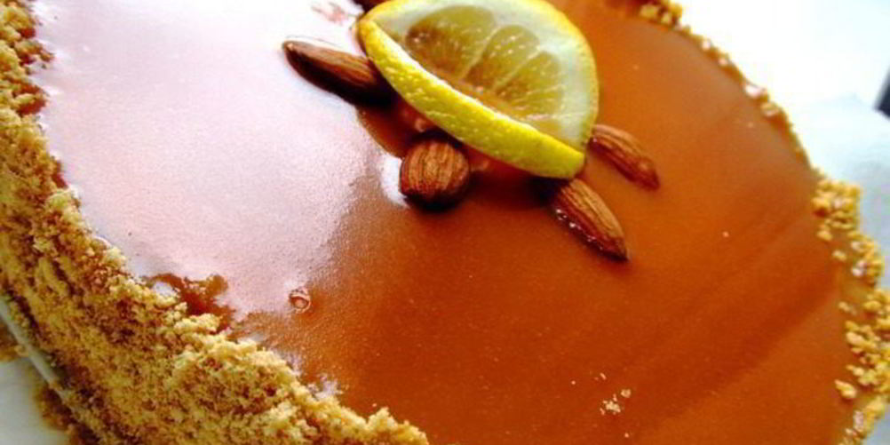 Рецепт карамельного чизкейка с цитрусовой ноткой
