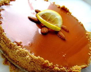 Карамельный чизкейк с цитрусовой ноткой